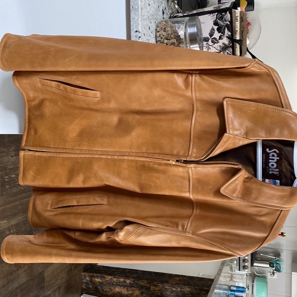 Schott Men’s Soft Leather Jacket - Large - Picture 10 of 10